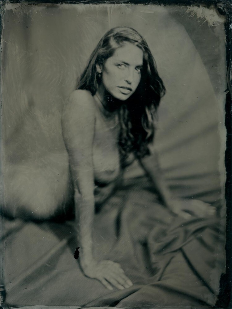 Original ART Nude COLLODION WETPLATE 18x24cm (8×10″) 001
