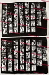 Oscar de Mejo Artist Contact Sheets By Photographer Raimondo Borea Studio Stamps