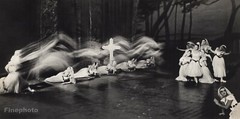 1947 Ballet Theater Dance Crucifix Surreal Vintage Photo Art By Richard McKinney
