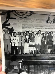 vintage black and white theatre photo