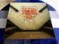 Brad Pogatetz 2007 Signed Urban Abandonment Art Photograph Mounted 11.75in Sq
