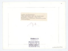 Ludwig Hilberseimer Bauhaus Dessau architectural design 1930/31 photograph print