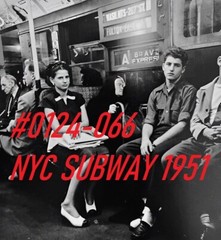 VINTAGE MALE PORTRAIT #0124-066 -nyc subway 1951 -free shipping in usa