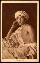 North Africa ethnic Arab nude male original vintage 1910s LEHNERT & LANDROCK