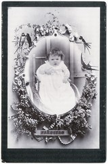 Baby Portrait “Spring”, Original Cabinet Photo, Circa 1890