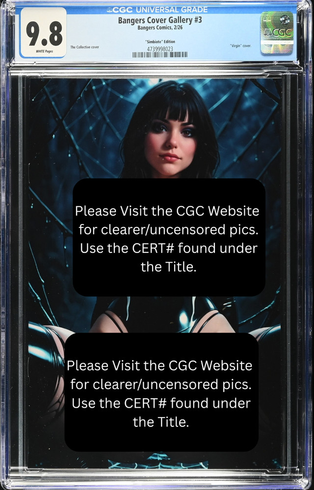 ’26 Bangers Comics Venom Symbiote Cosplay VIRGIN Full Chase LE 100 CGC 9.8!