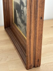 Vintage 12.5 x 10.5 DW Photo Actor Maurice in Wood Frame With Gold Leafing