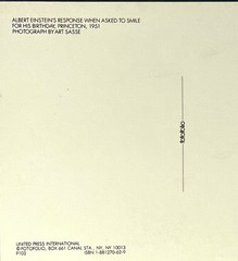 Albert Einstein’s Birthday 1951 Fotofolio Art Photo Print Card 4.25”x6”