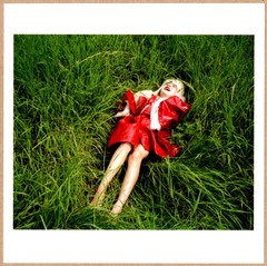 SIGNED LUA RIBEIRA GIRL IN THE GRASS BRISTOL ENGLAND 6 x 6 MAGNUM PRINT