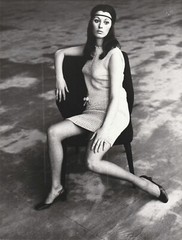 Vintage Black And White Photo 18X24cm 1960 Woman On A Chair Very Good Condition