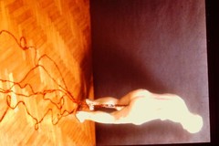 Vintage Art History 35mm Glass Slide Kiki Smith TRINITY 1994