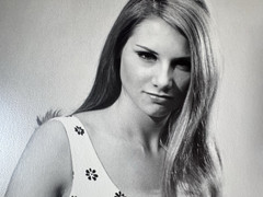 Model Woman Sword Original Print Photo Art Joe Reyes Vallejo California 70’s 14″