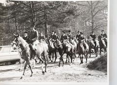Vintage Film Photo France Equestrian Horse Show Jumping 18X24cm 1970