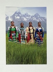 Eugene Tapahe Art Photo Announcement Card 2025 – Four Worlds Teton National Park