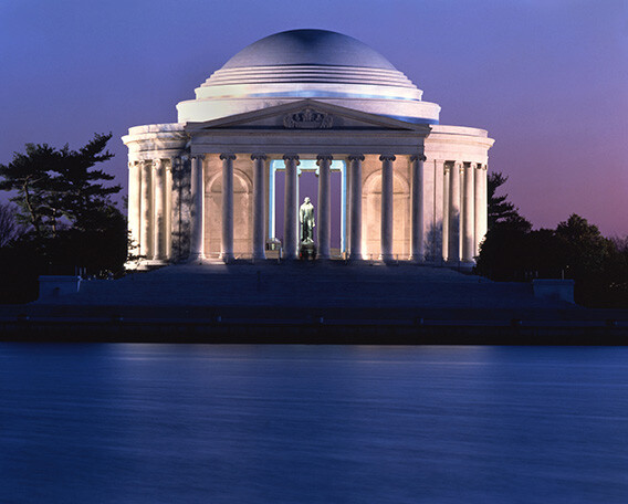 Jefferson Memorial Washington D.C. Photograph – Vintage Photo from 1980