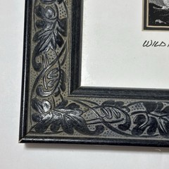 Framed Art Photograph M. Roberts “Wild Palms” Black & White 18.5” X 10.5” Signed