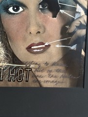 Judith Golden Plays It Hot 1977 Artist Proof AP Signed Photo Mixed Media 70s