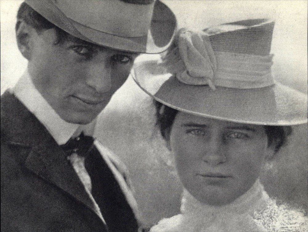 1900 1963 Edward Steichen Self Portrait & Sister Art Photo Photogravure 11 X 14