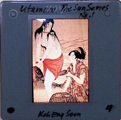 Vintage Art History Slide Photo Utamaro The Sun Series No1 Koh Eng Soon