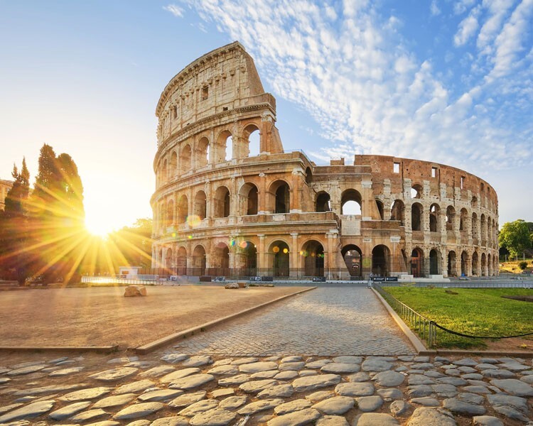 THE ROMAN COLOSSEUM in Rome Italy Glossy 8×10 Photo Coliseum Poster Amphitheatre