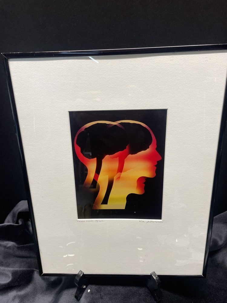 MCM Abstract 1978 VTG Alex Pietersen Signed Numbered Photo 81/200 “Three Heads”