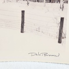 Dick Brown 8×10 Photo Amish Horse & Buggy Winter Signed 75/250 Authentic Country