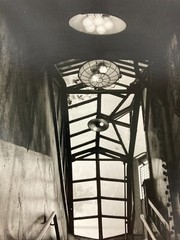 LEONARD SUSSMAN Signed NEW YORK CITY SUBWAYS 1977 Skylight GELATIN SILVER PRINT