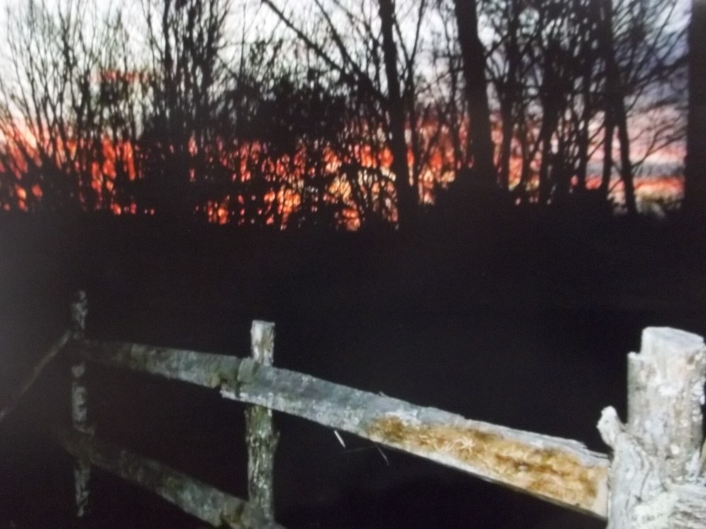 Rural Sunset Photographic Poster Art 18 x 24