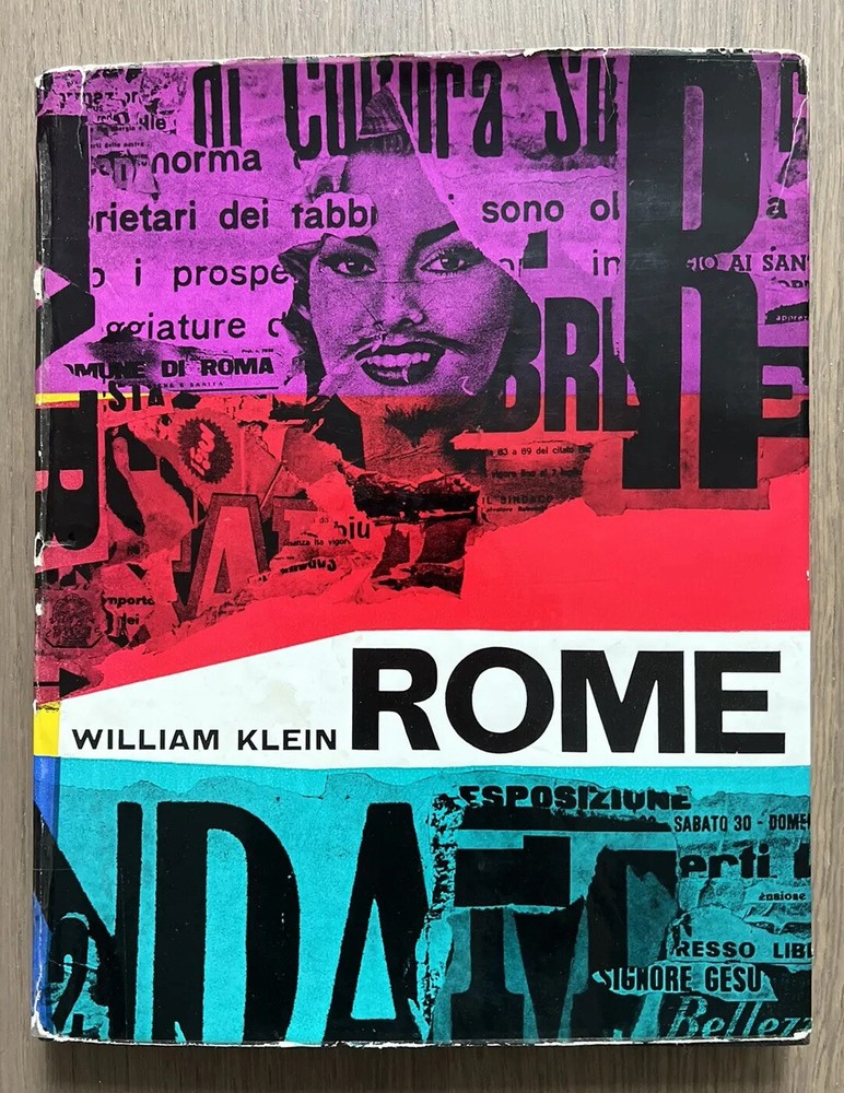 🎈SIGNED! William Klein – ROME 1959 1st Ed Excellent HC DJ Daido, Sup RARE SALE!