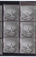 NEWLY FOUND! Hendrickson PHOTO Contact Sheet Proof & Negatives TOPLESS PEACOCK