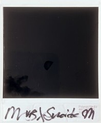 OOAK Art model Mars Polaroid Instant Film Print SIGNED by model and artist