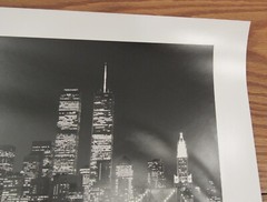 Signed Henri Silberman photograph Brooklyn Bridge New York City 16×20″