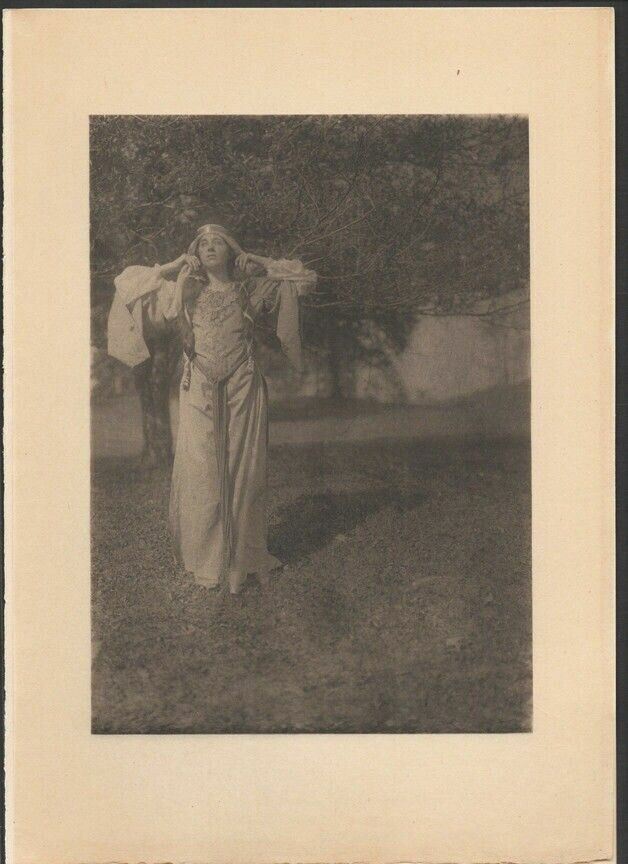 Original Herbert G. French ” Illustration No.18 ” 1909 Camera Work Photogravure