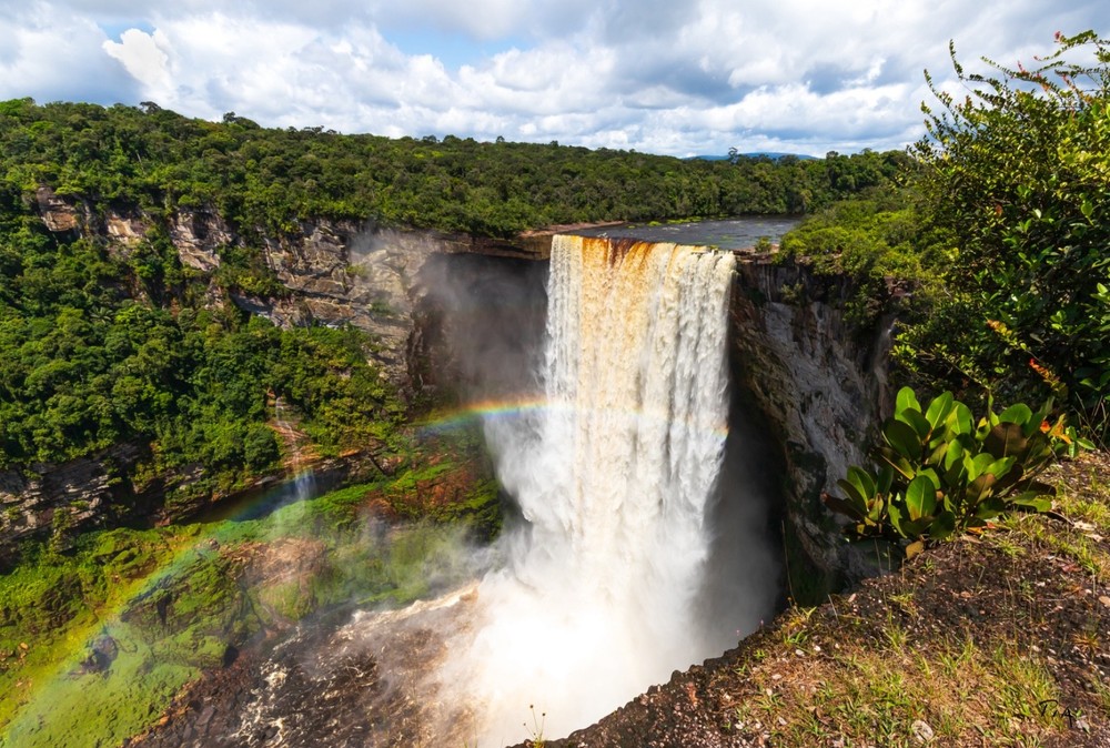 Famous Jungle Waterfall Photography Print Of Kaieteur Falls In Guyana S.A.