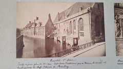 Rare Photo Board Late 19th – Early 20th Century Belgium Monuments City Of Bruges