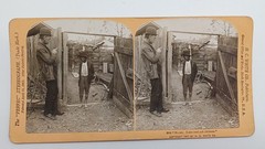 S827/ Stereo Photo Black Americana Photo 1901