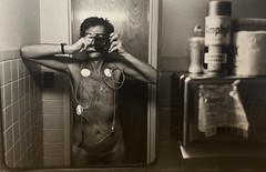 HELMUT NEWTON – ELECTROCARDIOGRAM SELF-PORTRAIT – SILVER PROOF – 1970