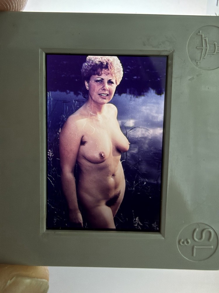 Vintage 35mm Colour Slide Portrait Woman Original Slide Photograph