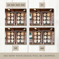 Bourbon Barrel Distillery Photo Print, Whiskey Fine Art, Buffalo Trace Wall Art