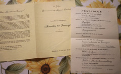 Paper 50 years Gymnasium Lyceum 1951 Dinslaken school Burgtheater celebration AE