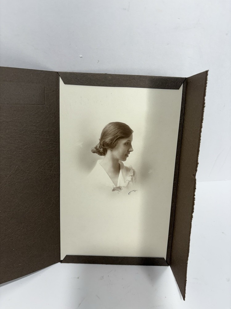 Photo Original Print Signed 1920 1930 Woman Portrait Photography H Albert Jones