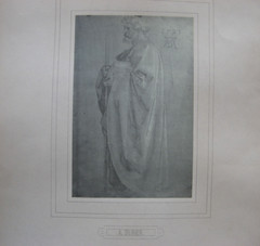 1890s ALBRECHT DURER -APOSTLE- Carbon Print/Photogravure BRAUN CLEMENS & CIE
