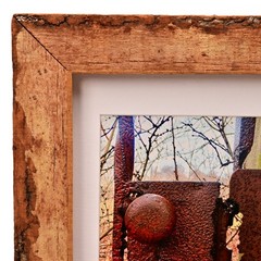 MICHAEL RAY Original Vintage Signed NY Secret Garden Landscape Photograph Print