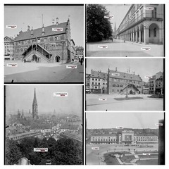 Mulhouse Upper Rhine Alsace France, Photo Plate Glass, Lot Of 5 Negative 5/8×7/