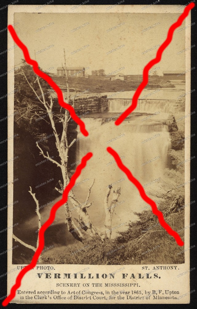 CDV-Photo-Vermillion-Falls-Minnesota-USA-Benjamin Franklin Upton-1880-