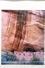 Framed Signed David Pettit 8/02 Photograph Keet Seel Puebloan Cliff Dwelling AZ
