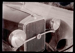 Mercedes Radiator Cap Front Passenger Car Auto Vintage Negative Circa 1932 – #193