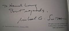 RARE Association Copy Michael A Smith Landscape 1975–1979 SIGNED Exhibit Booklet