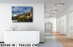 Needles Eye Tunnel: Black Hills South Dakota Rock Formation Photography Wall Art