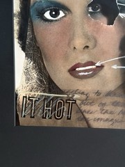 Judith Golden Plays It Hot 1977 Artist Proof AP Signed Photo Mixed Media 70s